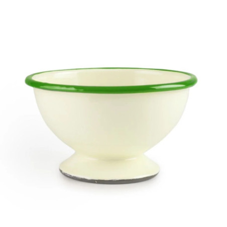 Bol con Pie Vintage Musgo 12 cm | Bol Hostelería