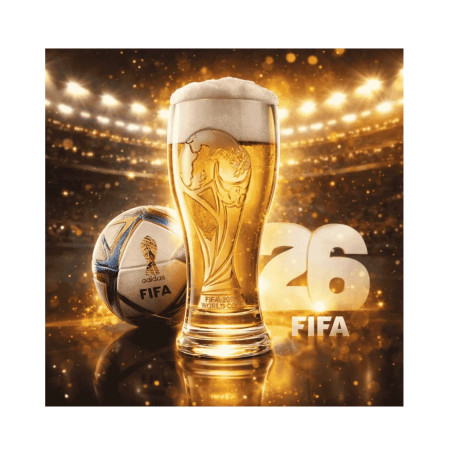 Vaso oficial FIFA 2026 47 cl edición limitada pack 24