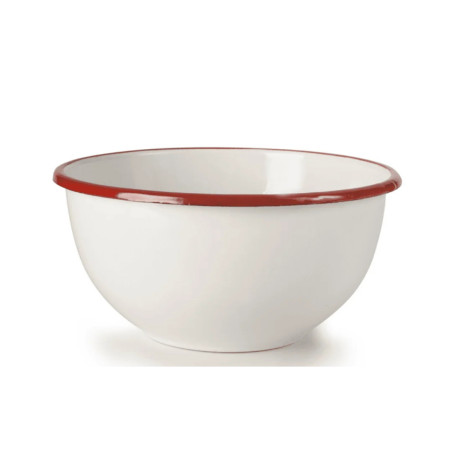 Bol Vintage Bordeaux acero esmaltado pack 12 hostelería