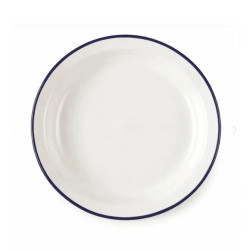 Plato hondo Vintage Blue esmaltado | Hostelería | Pack 6