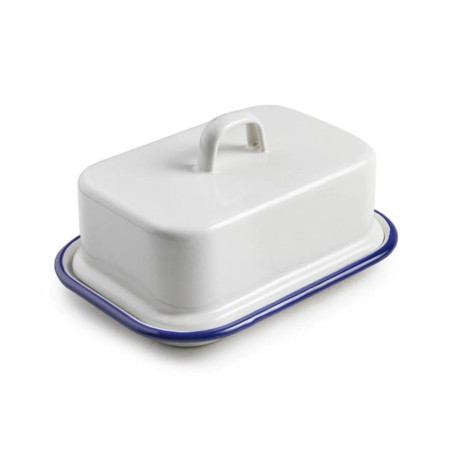 Mantequillera Vintage Blue esmaltada |Hostelería | Pack 6