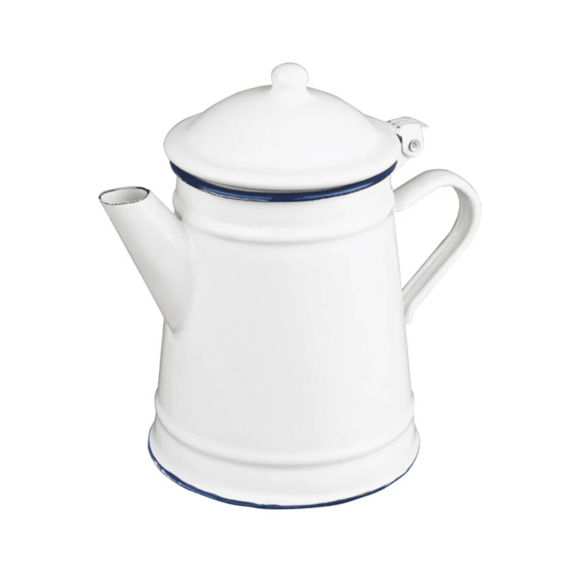 Cafetera cónica Vintage Blue esmaltada 1L | Hostelería | Pack 6