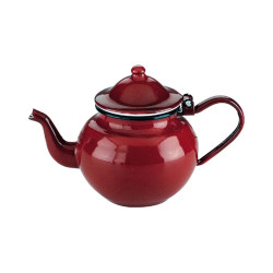 Tetera Vintage Red esmaltada | Hostelería | Pack 6
