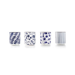 Tetera japonesa Flora porcelana con tazas | Hostelería