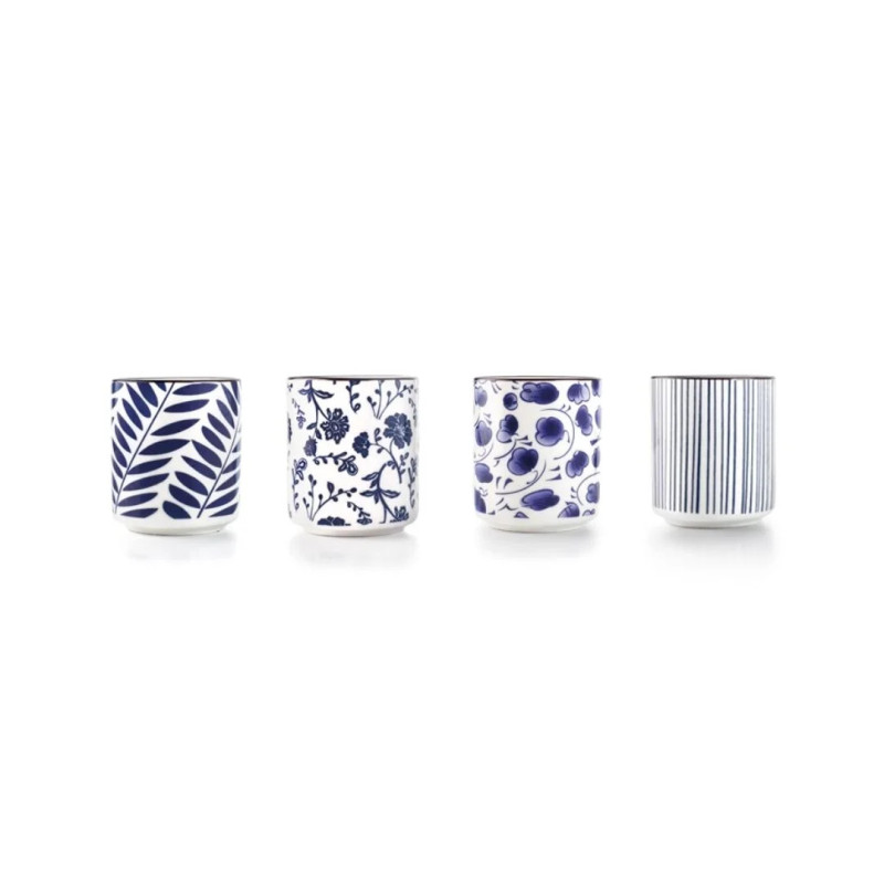 Tetera japonesa Flora porcelana con tazas | Hostelería
