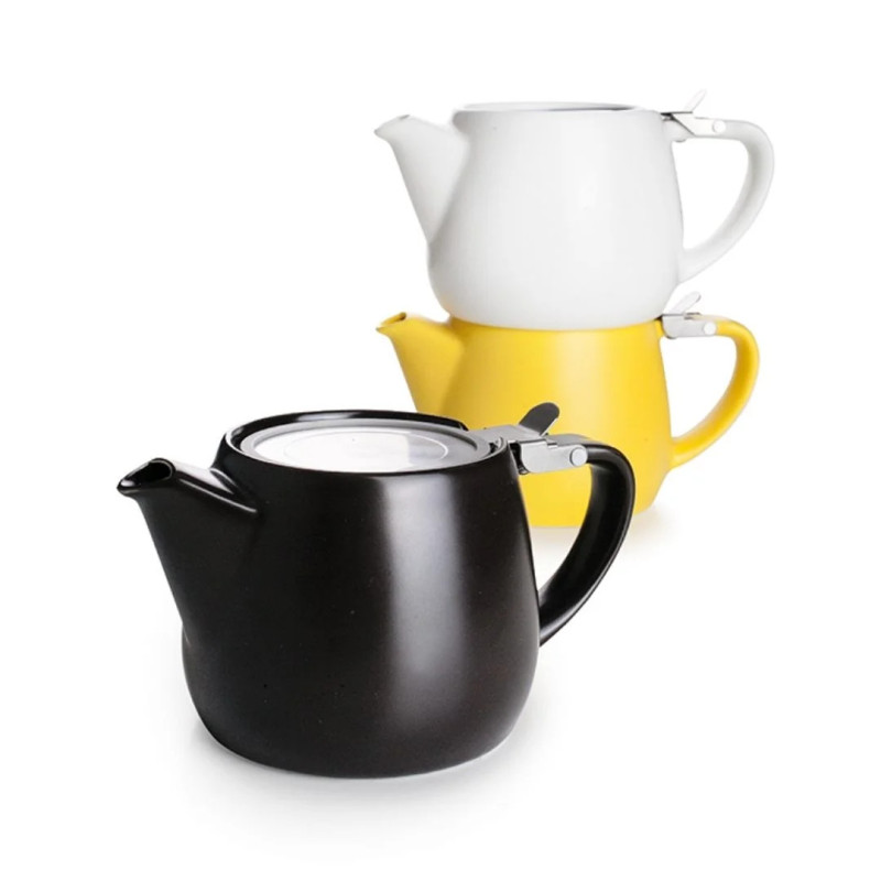 Tetera porcelana Luxor con filtro inox | Hostelería pack 2