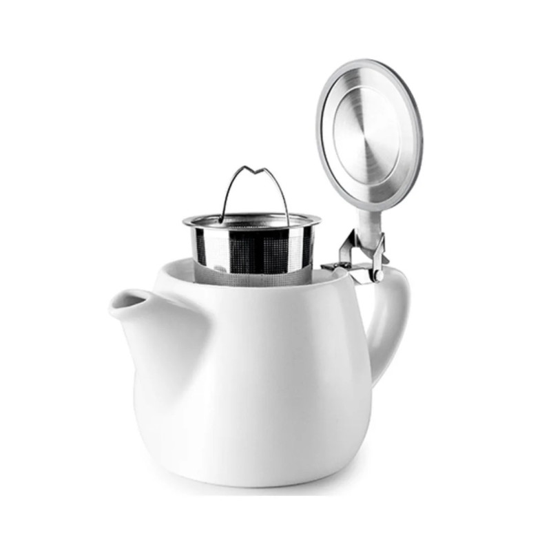 Tetera porcelana Luxor con filtro inox | Hostelería pack 2