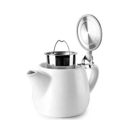 Tetera porcelana Luxor con filtro inox | Hostelería pack 2