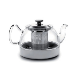 Tetera cristal inducción con filtro inox | Hostelería