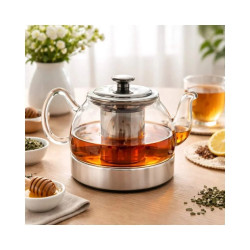 Tetera cristal inducción con filtro inox | Hostelería