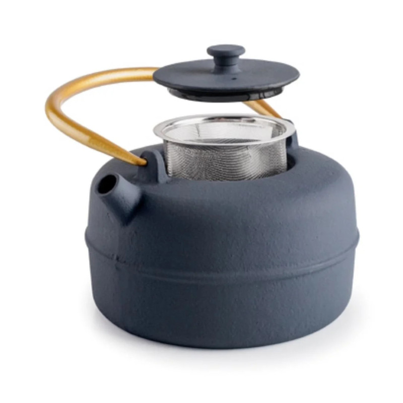 Meta título: Tetera hierro fundido Eliya 0,8L con filtro | Hostelería