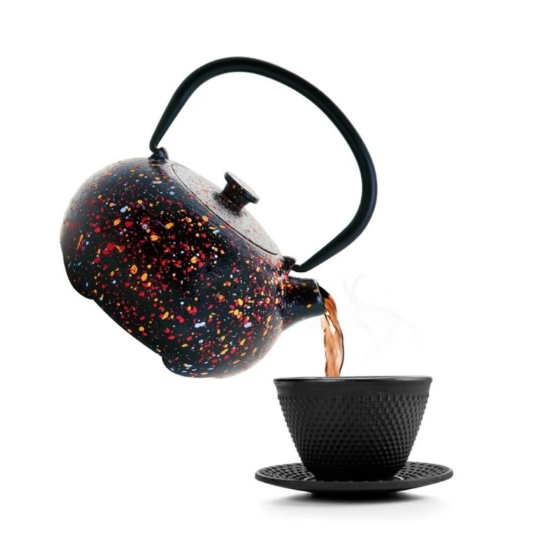 Tetera hierro fundido Graffiti 0,35L con filtro | Hostelería