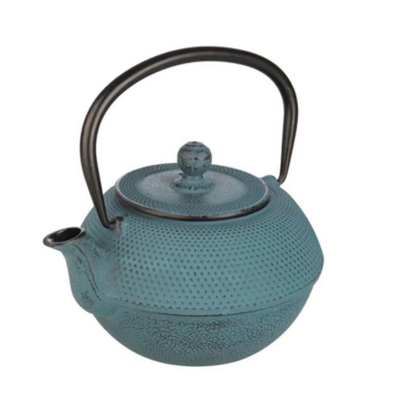 Tetera hierro fundido azul 1,2L con filtro | Hos