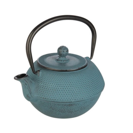 Tetera hierro fundido azul 1,2L con filtro | Hos