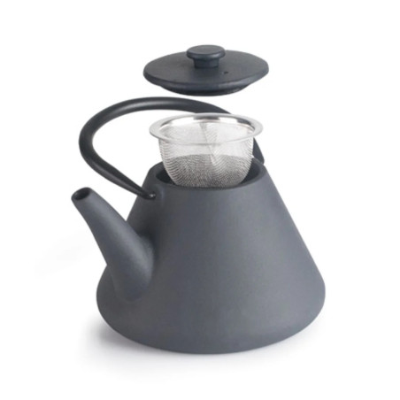 Tetera hierro fundido Ella 0,4L con filtro inox