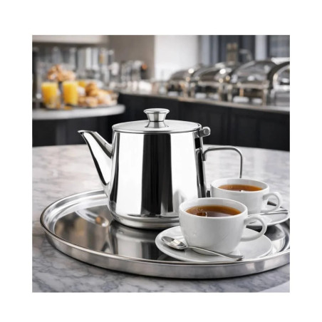 Tetera acero inoxidable Luxe 18/10 para hostelería
