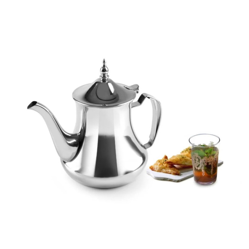 Tetera árabe acero inoxidable Mahdia 0,65 y 1,4L