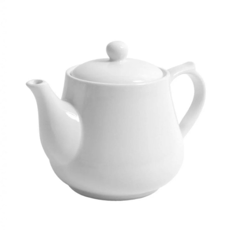 Tetera porcelana blanca 20cl y 50cl | Hostelería | 24 uds
