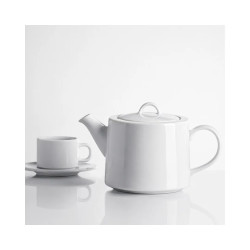 Cafetera hostelería 40 cl porcelana con tapa | Profesional | Pack de 2