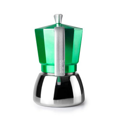 Cafetera italiana inducción verde 300 y 600 ml | Espresso | Cocina