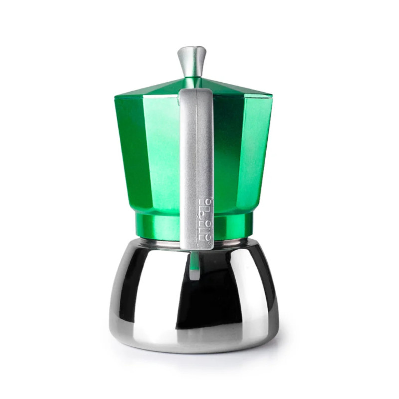 Cafetera italiana inducción verde 300 y 600 ml | Espresso | Cocina