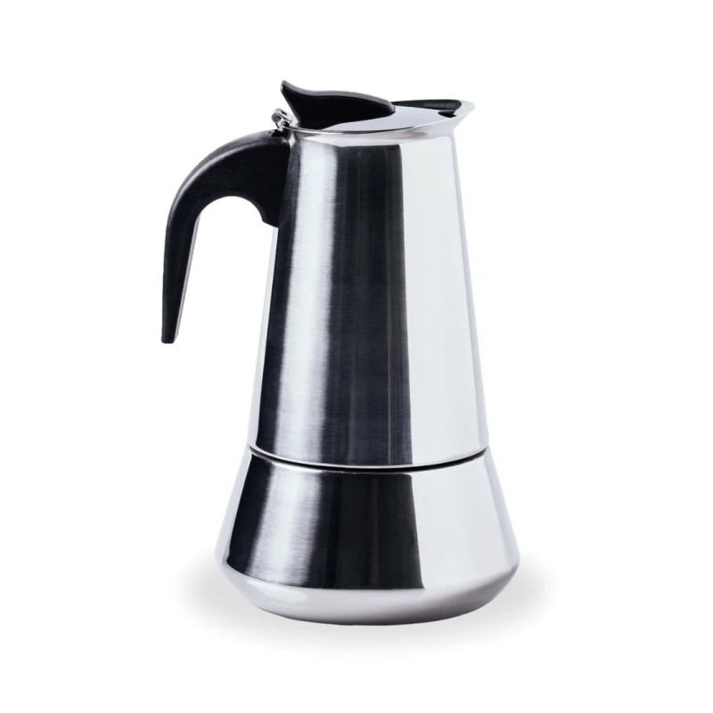 Cafetera acero inoxidable 4 tazas inducción | Milan | Espresso