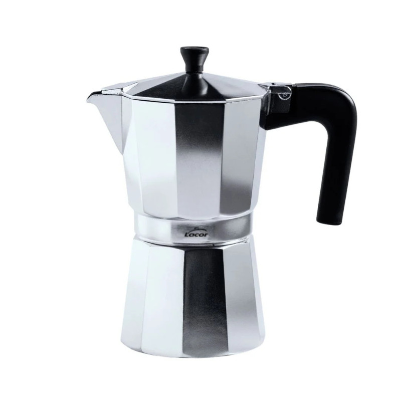Cafetera aluminio 6 y 12 tazas inducción | Turin | Espresso