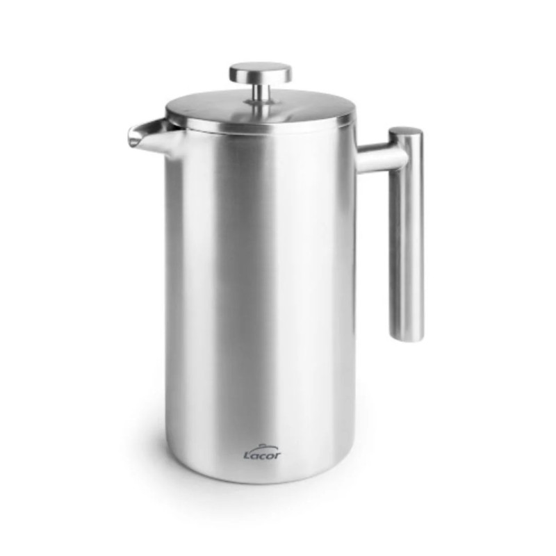 Cafetera francesa inox doble pared 1 litro | French Press