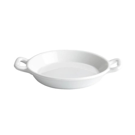 Paellera degustación porcelana blanca | Ming Ventana | Caja 120 uds