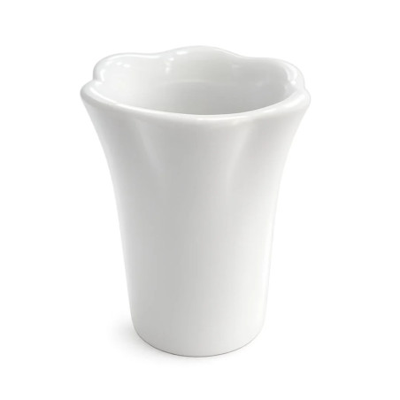 Palillero Ondas de porcelana blanca 4x4x5 cm