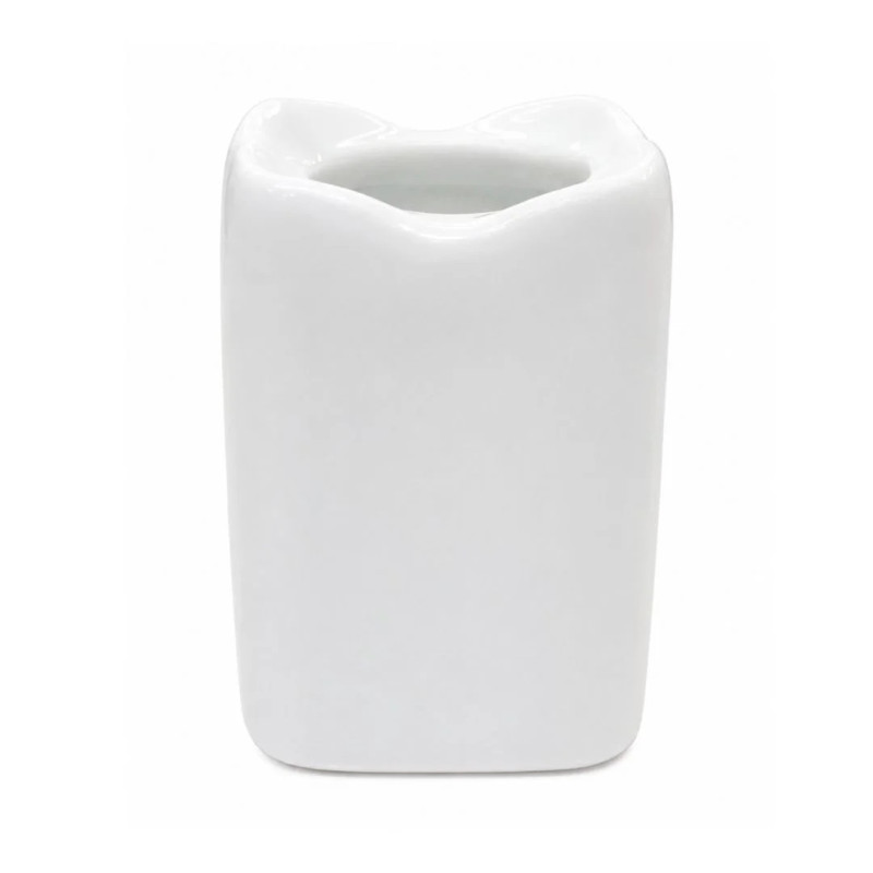 Palillero cuadrado High White porcelana blanca | Hostelería