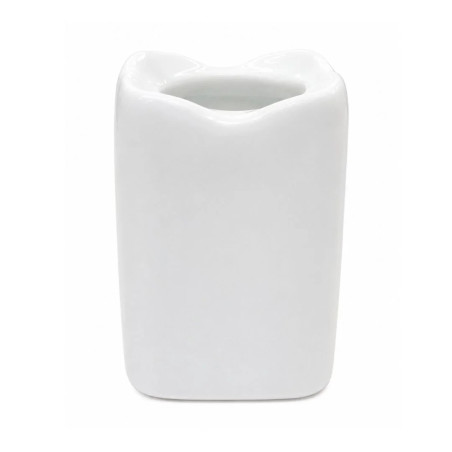 Palillero cuadrado High White porcelana blanca | Hostelería