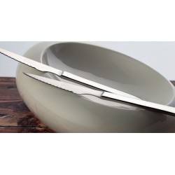 Doce unidades de B'GHEST 03140300 Virgin cuchillo chuletero 22.5cm