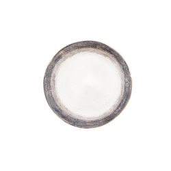 Plato postre provenzal decorado Takumi Brown. Dimensiones Ø 22 x 2 cm. CERAMIRUPE 10150105 (6 unidades)