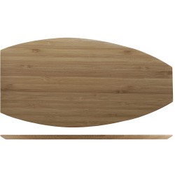 Bajoplato semioval madera Atlantic Madera 34,5 cm. ROSENHAUS 01010394 (6 unidades)